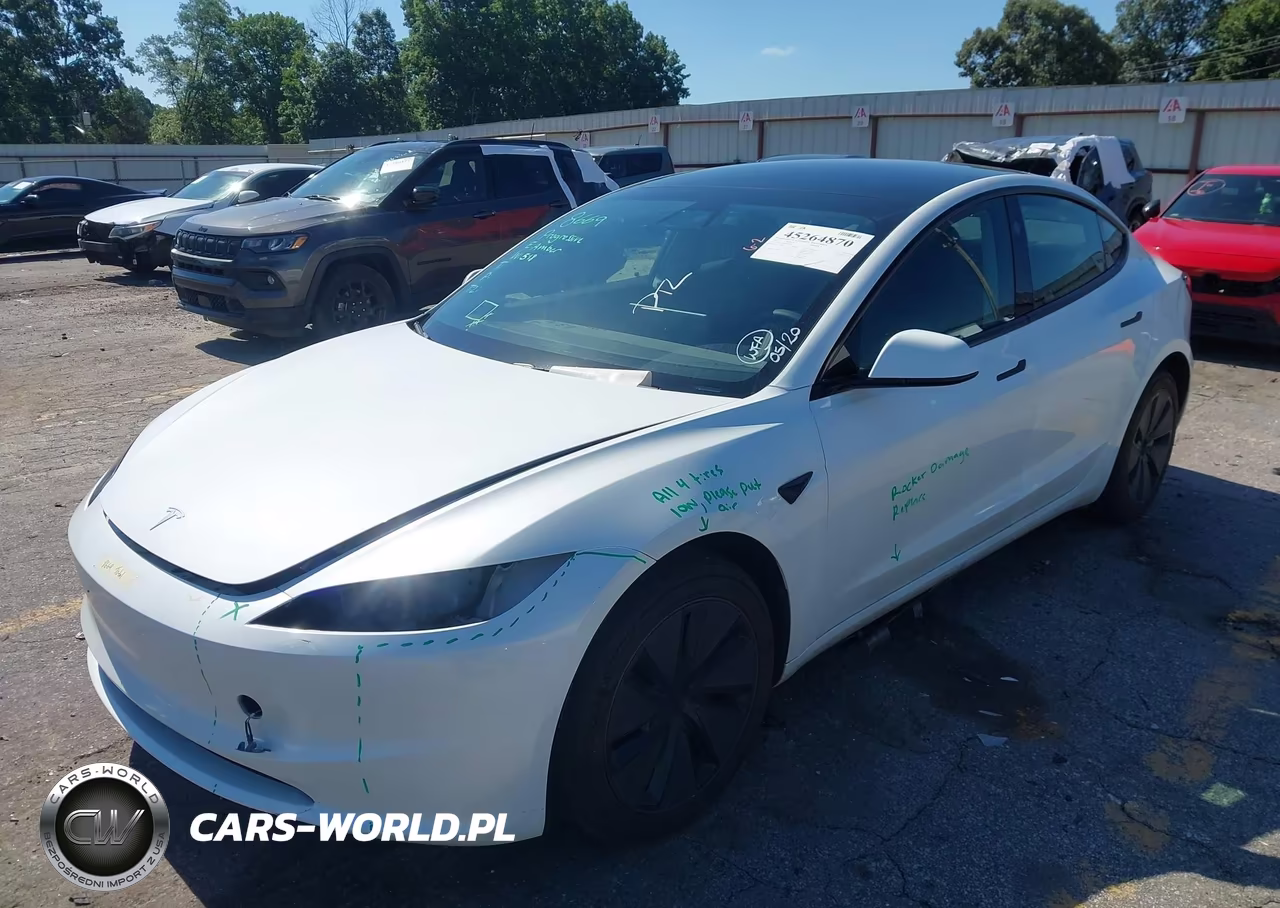 2025 Tesla Model 3 Long Range Rear-Wheel Drive-Standard Rear-Wheel Drive VIN:5YJ3E1EA9SF032293 - 2