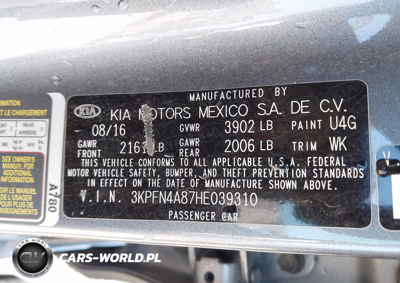 2017 Kia Forte Ex VIN:3KPFN4A87HE039310 - 9