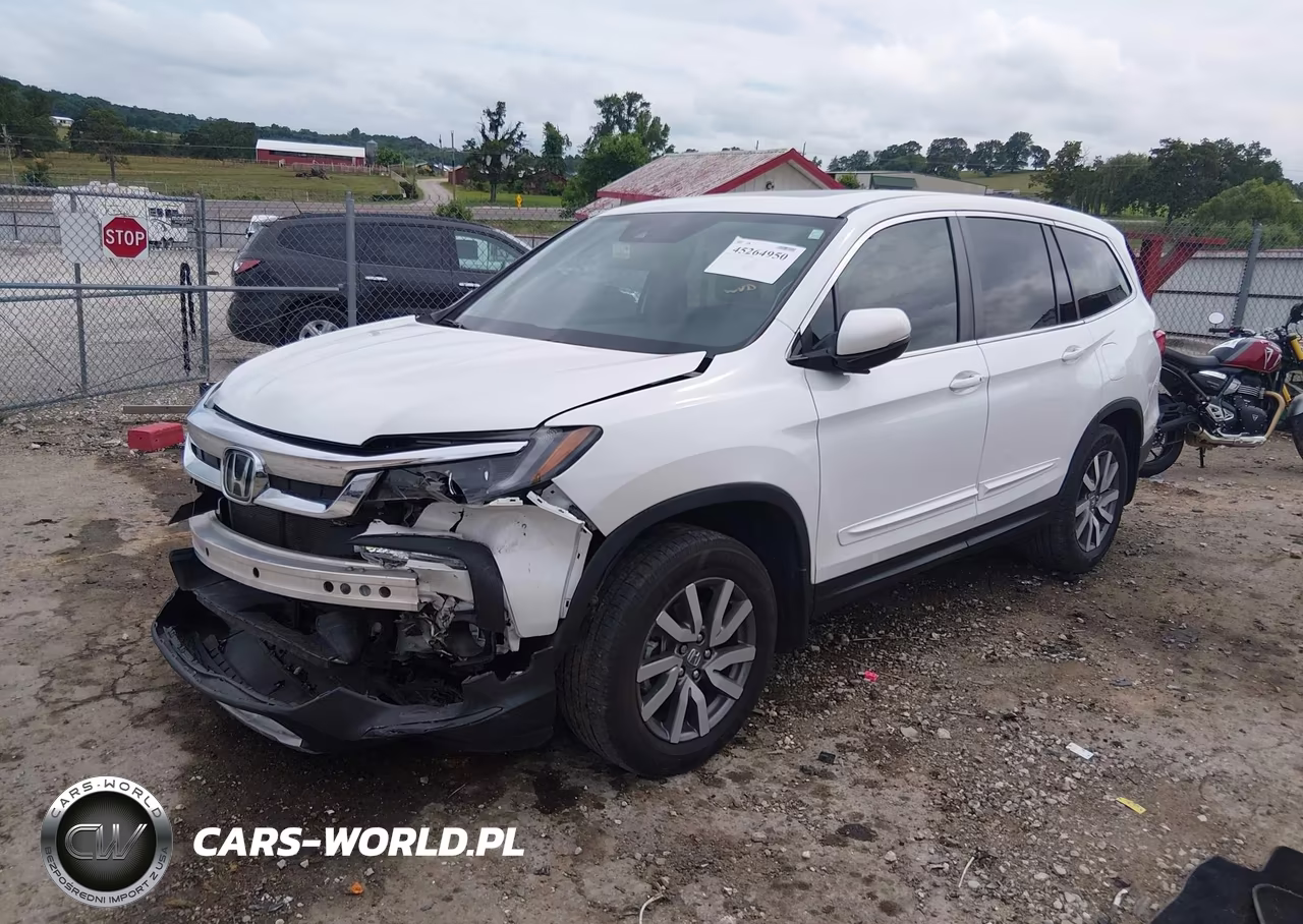2022 Honda Pilot 2Wd Ex-L VIN:5FNYF5H53NB005409 - 2