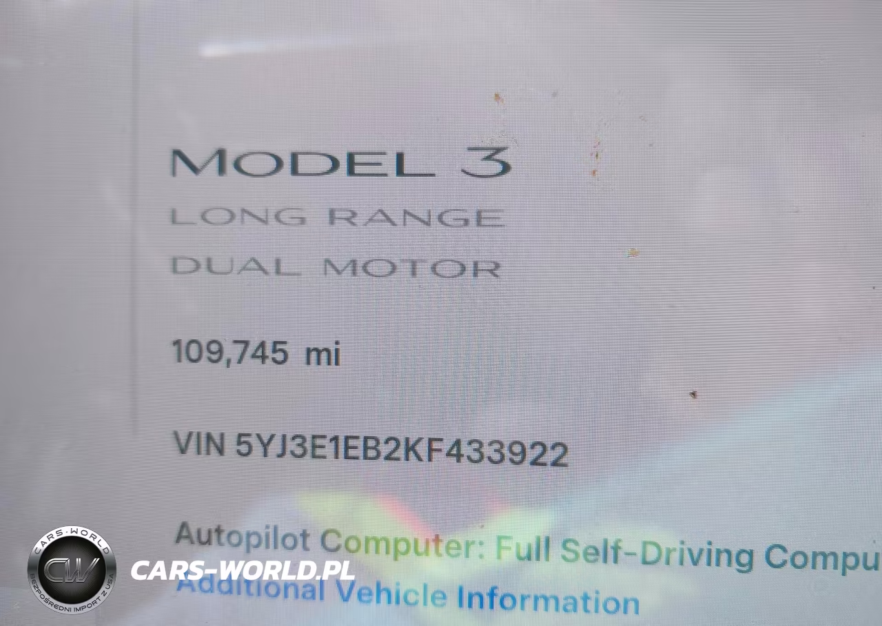 2019 Tesla Model 3 Long Range-Performance VIN:5YJ3E1EB2KF433922 - 16