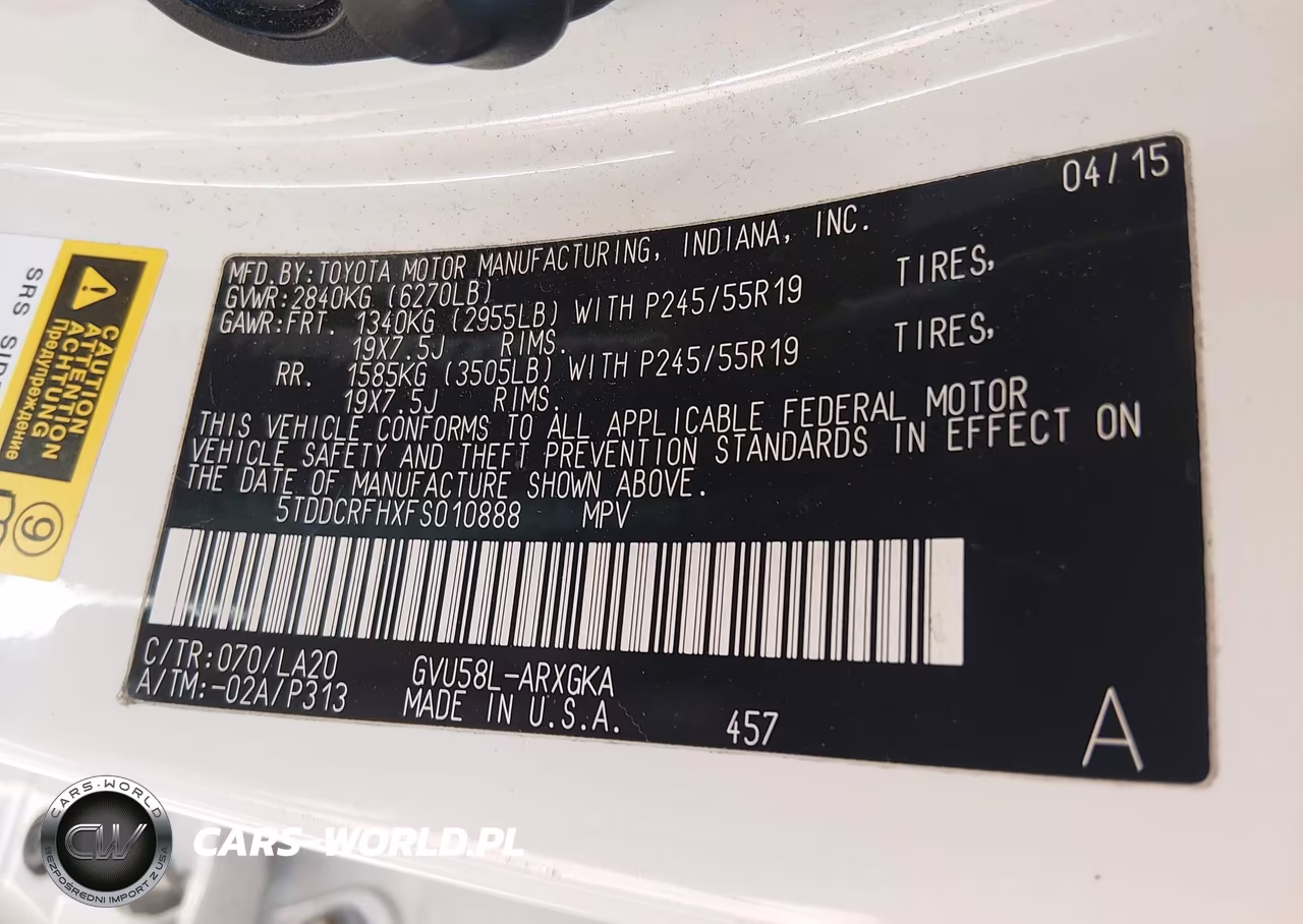 2015 Toyota Highlander Hybrid Limited VIN:5TDDCRFHXFS010888 - 9