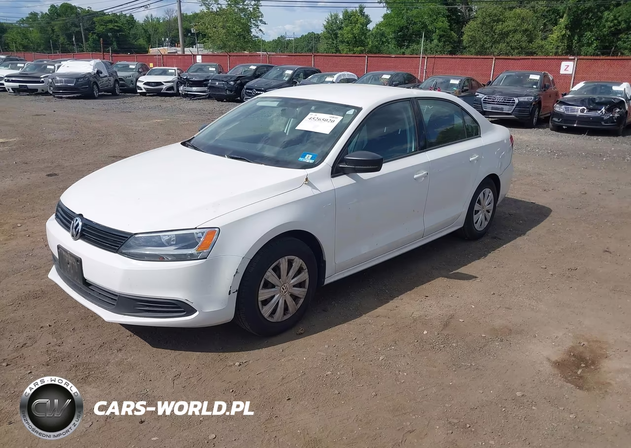 2014 Volkswagen Jetta 2.0L S VIN:3VW1K7AJ4EM372716 - 2