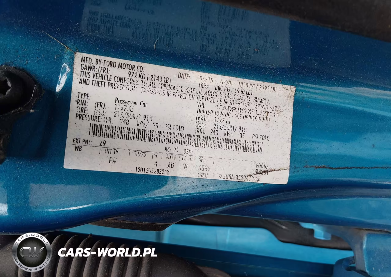 2015 Ford Focus Se VIN:1FADP3K2XFL327211 - 9