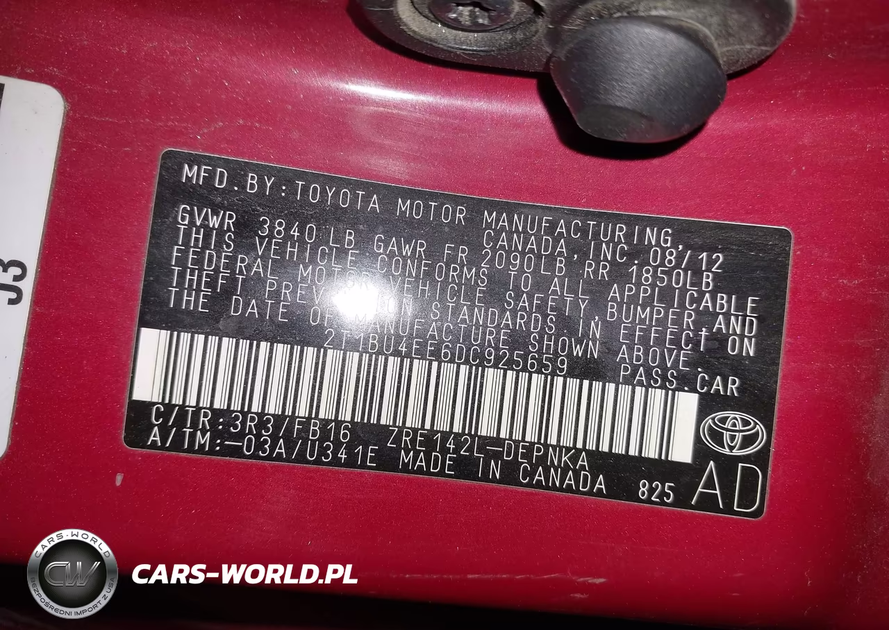 2013 Toyota Corolla Le VIN:2T1BU4EE6DC925659 - 9