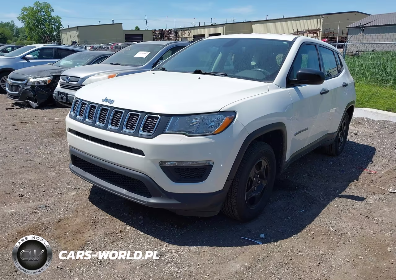 2019 Jeep Compass Sport Fwd VIN:3C4NJCAB2KT715355 - 2
