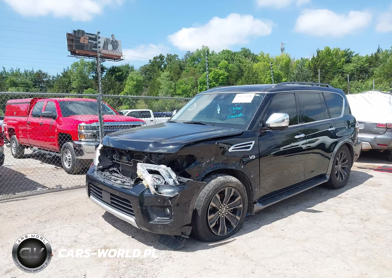 2018 Nissan Armada Platinum VIN:JN8AY2NE8JX700035 - 2