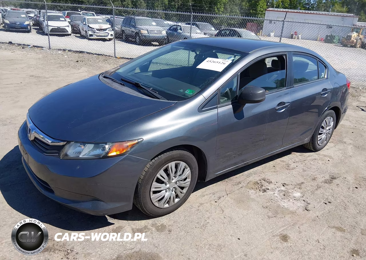 2012 Honda Civic Lx VIN:19XFB2F54CE336748 - 2