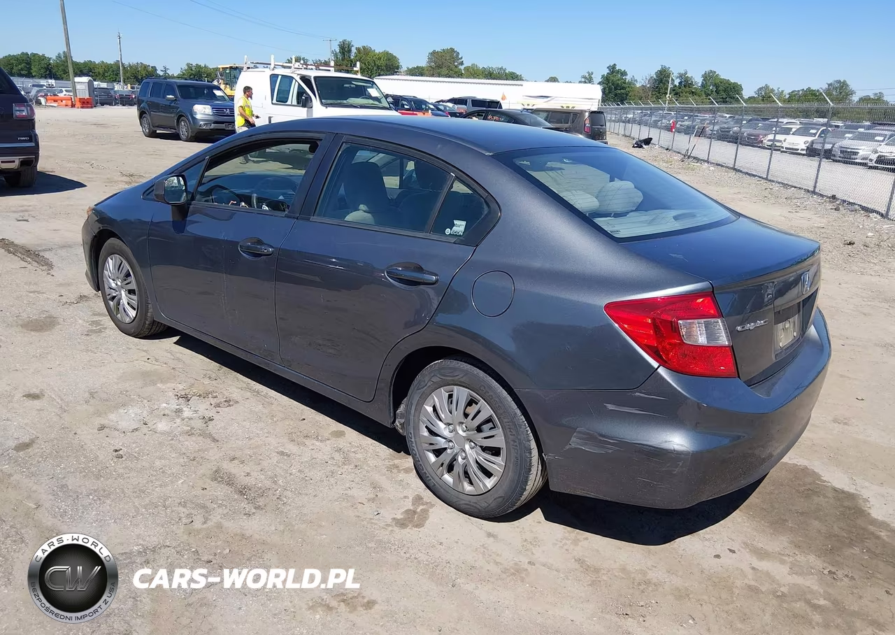 2012 Honda Civic Lx VIN:19XFB2F54CE336748 - 3