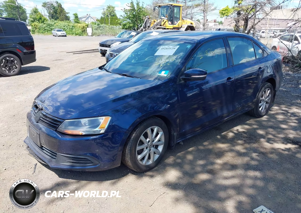 2012 Volkswagen Jetta 2.5L Se VIN:3VWDP7AJ3CM414045 - 2