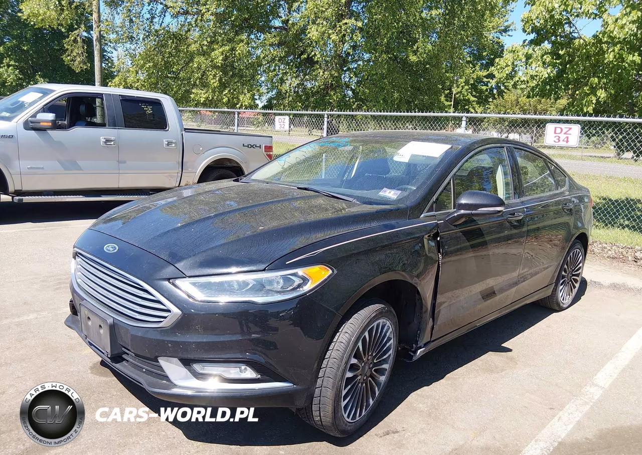 2017 Ford Fusion Titanium VIN:3FA6P0D92HR106904 - 2