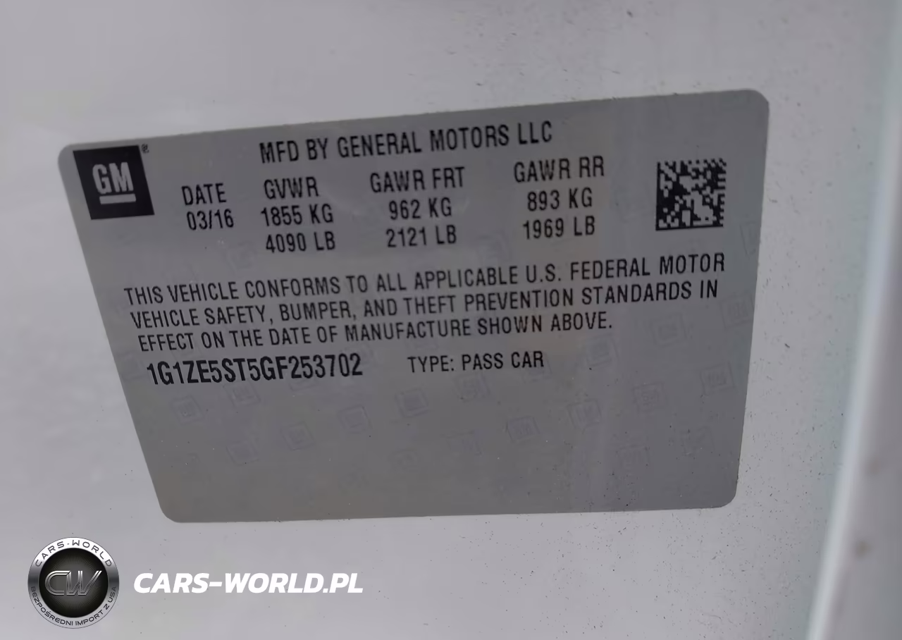 2016 Chevrolet Malibu 1Lt VIN:1G1ZE5ST5GF253702 - 9