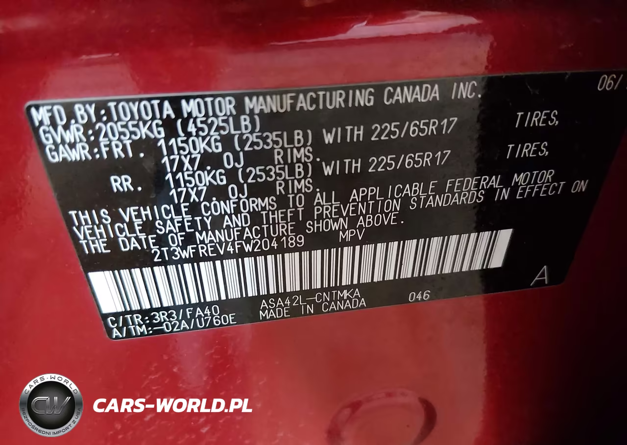 2015 Toyota Rav4 Xle VIN:2T3WFREV4FW204189 - 9