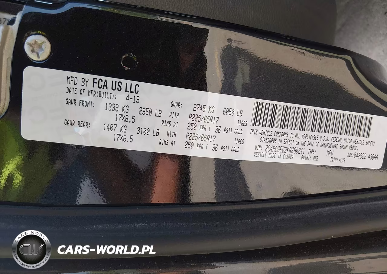 2019 Dodge Grand Caravan Gt VIN:2C4RDGEG2KR690241 - 9