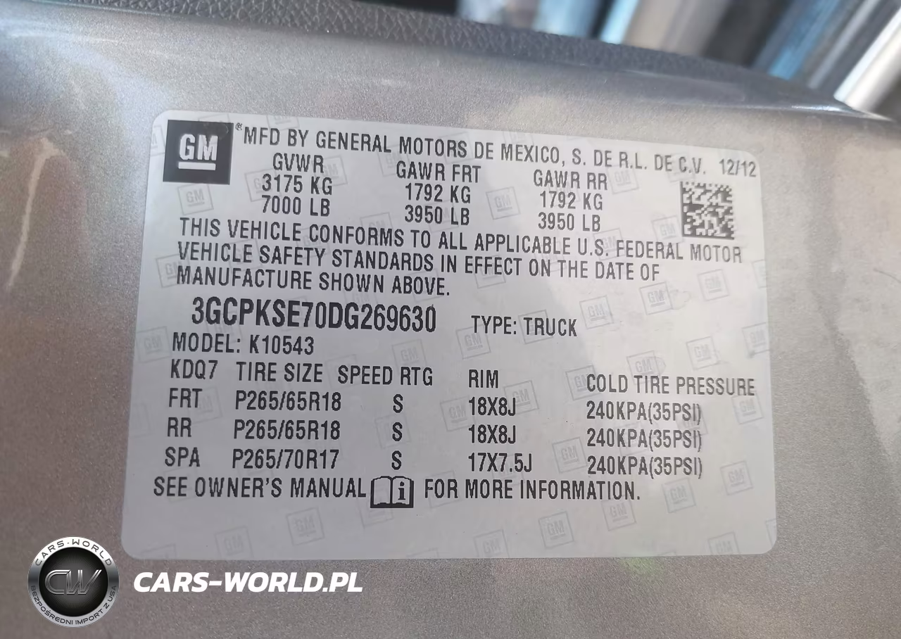 2013 Chevrolet Silverado 1500 Lt VIN:3GCPKSE70DG269630 - 9