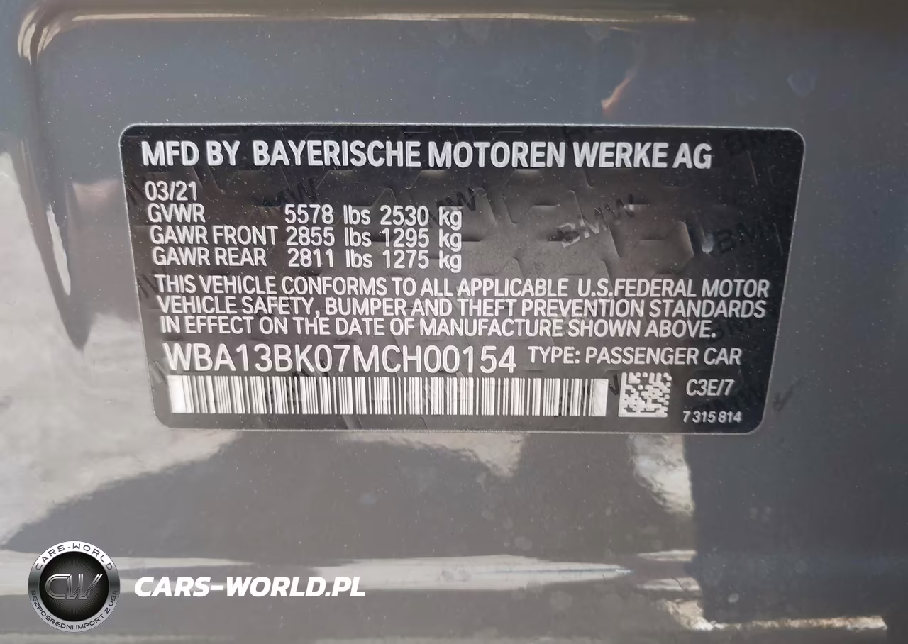 2021 BMW M550I xDrive VIN:WBA13BK07MCH00154 - 9