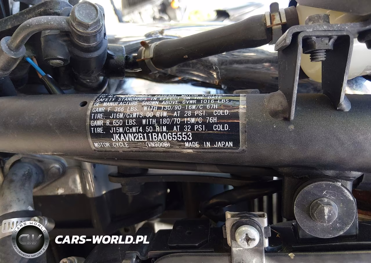 2011 Kawasaki Vn900 B VIN:JKAVN2B11BA065553 - 10