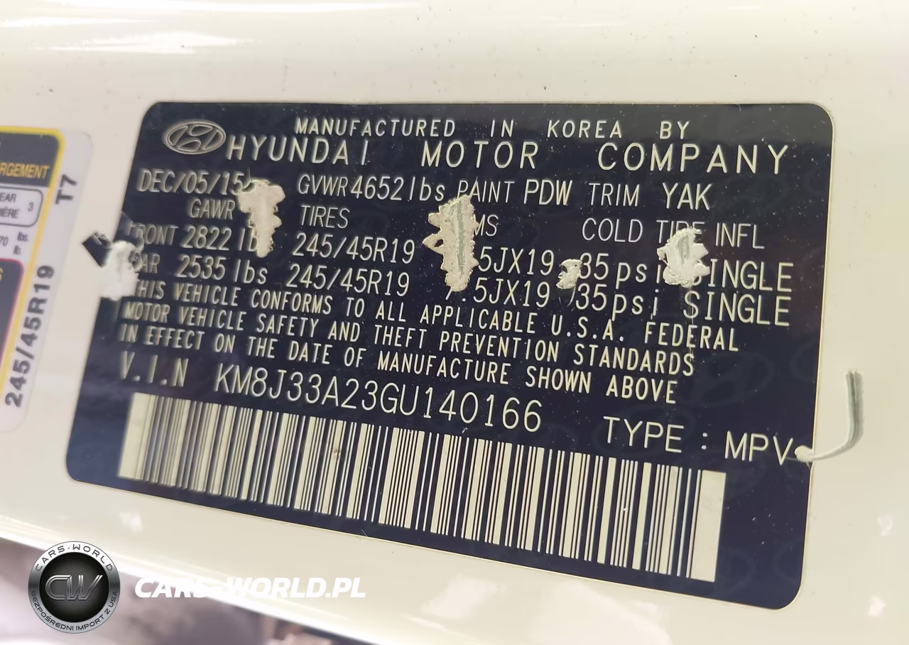 2016 Hyundai Tucson Limited VIN:KM8J33A23GU140166 - 9