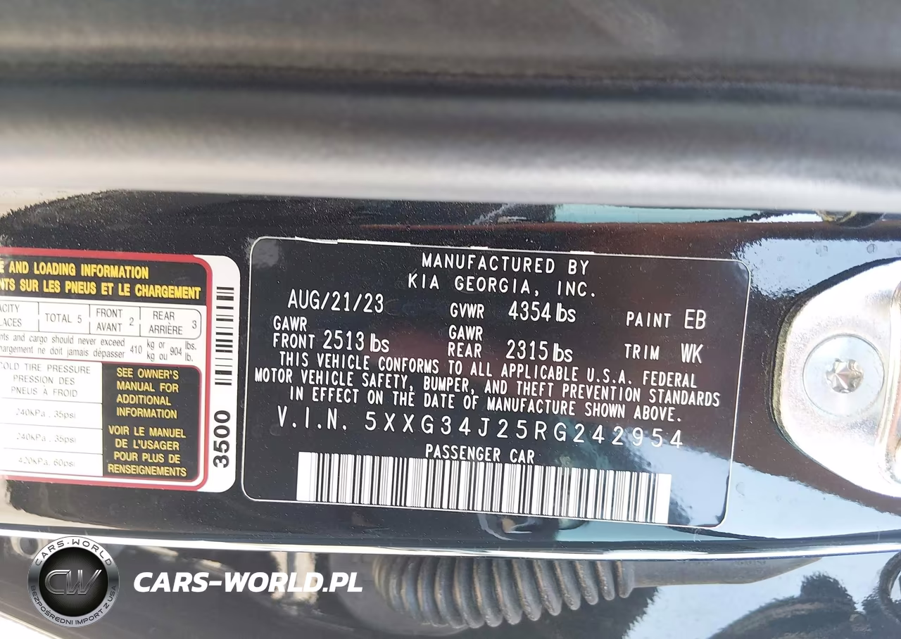 2024 Kia K5 Ex VIN:5XXG34J25RG242954 - 9