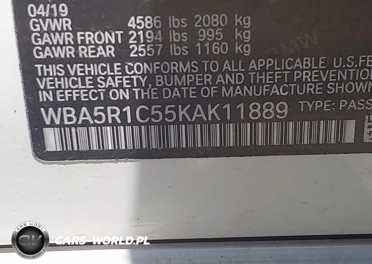 2019 BMW 330I VIN:WBA5R1C55KAK11889 - 9