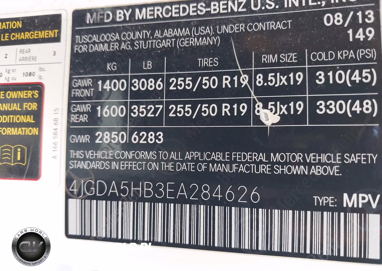 2014 Mercedes-Benz Ml 350 4Matic VIN:4JGDA5HB3EA284626 - 9