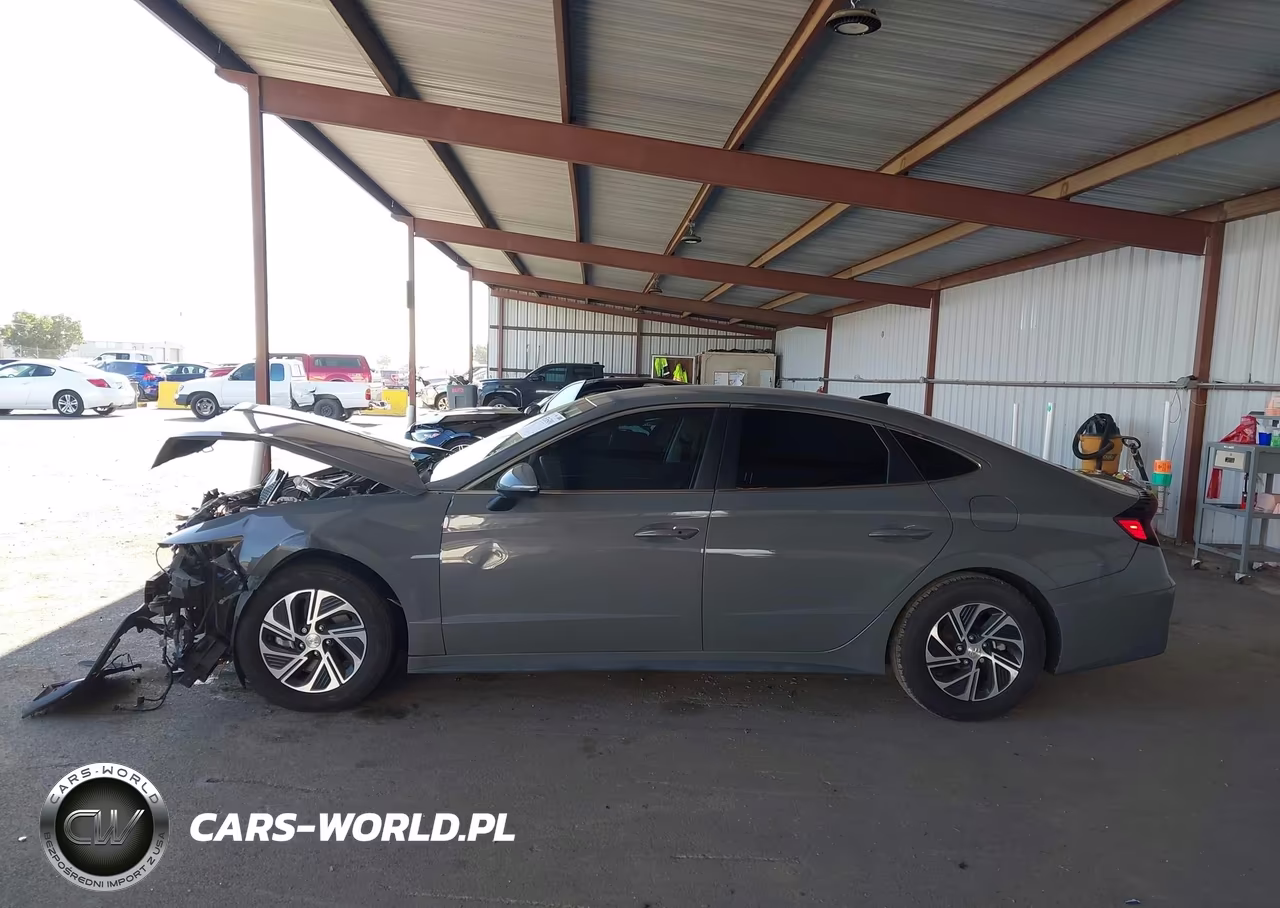 2021 Hyundai Sonata Blue VIN:KMHL24JJ1MA027547 - 15