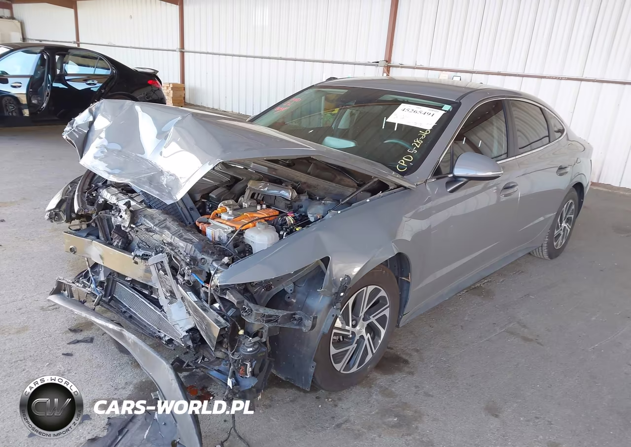 2021 Hyundai Sonata Blue VIN:KMHL24JJ1MA027547 - 2