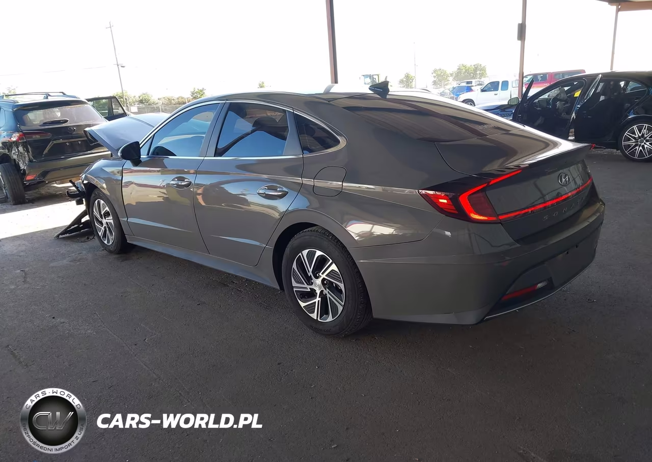 2021 Hyundai Sonata Blue VIN:KMHL24JJ1MA027547 - 3