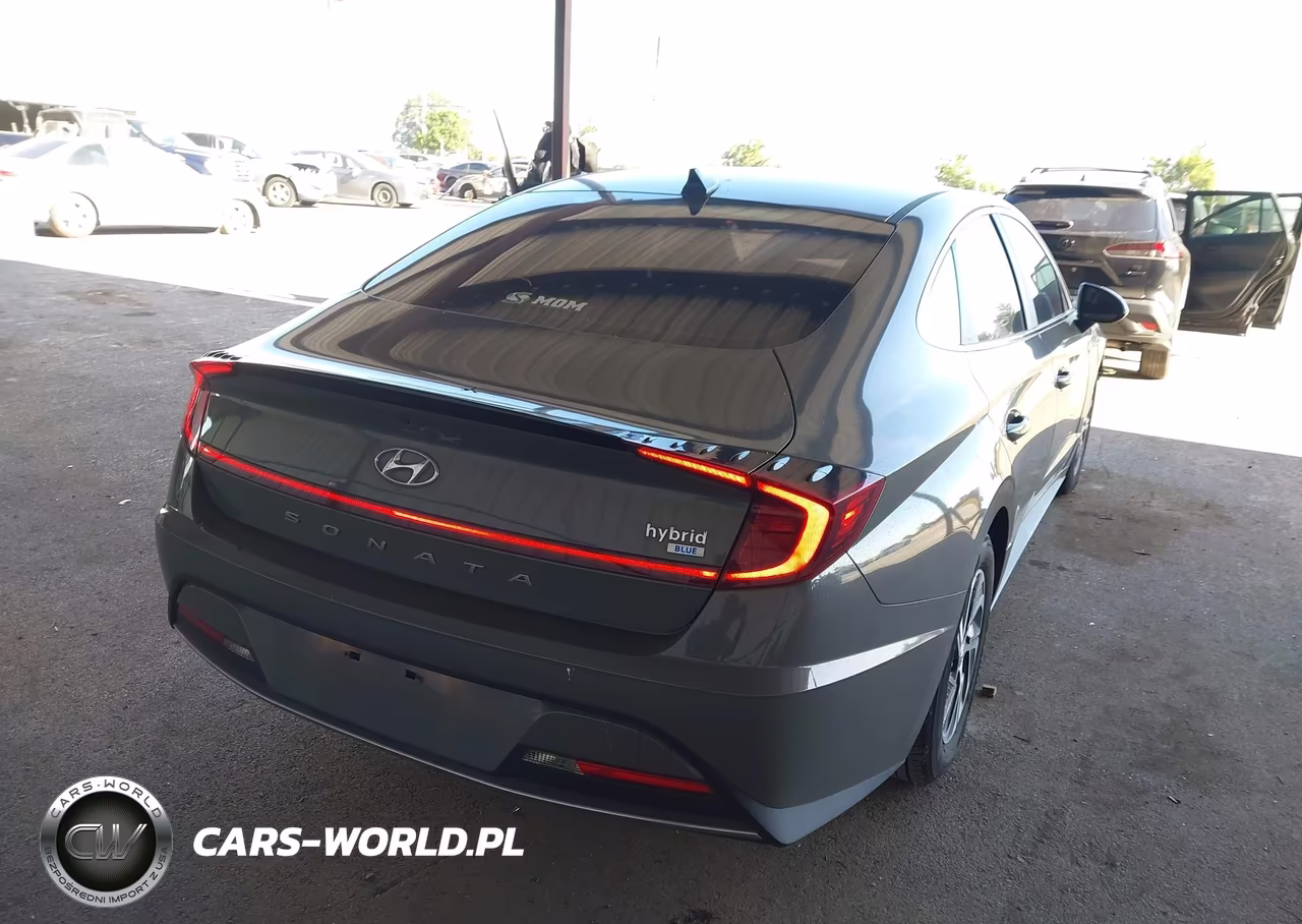 2021 Hyundai Sonata Blue VIN:KMHL24JJ1MA027547 - 4