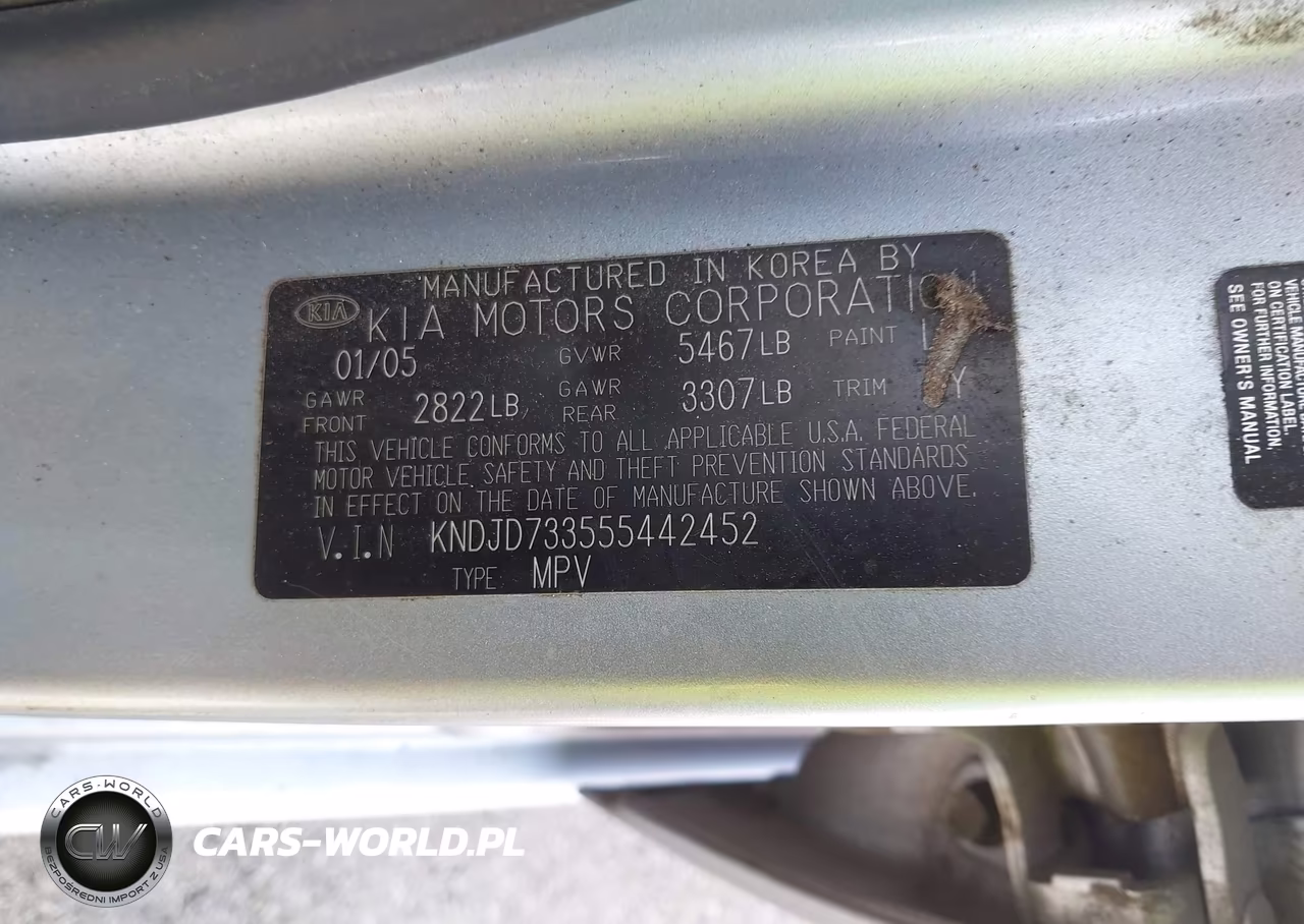 2005 Kia Sorento Ex-Lx VIN:KNDJD733555442452 - 9
