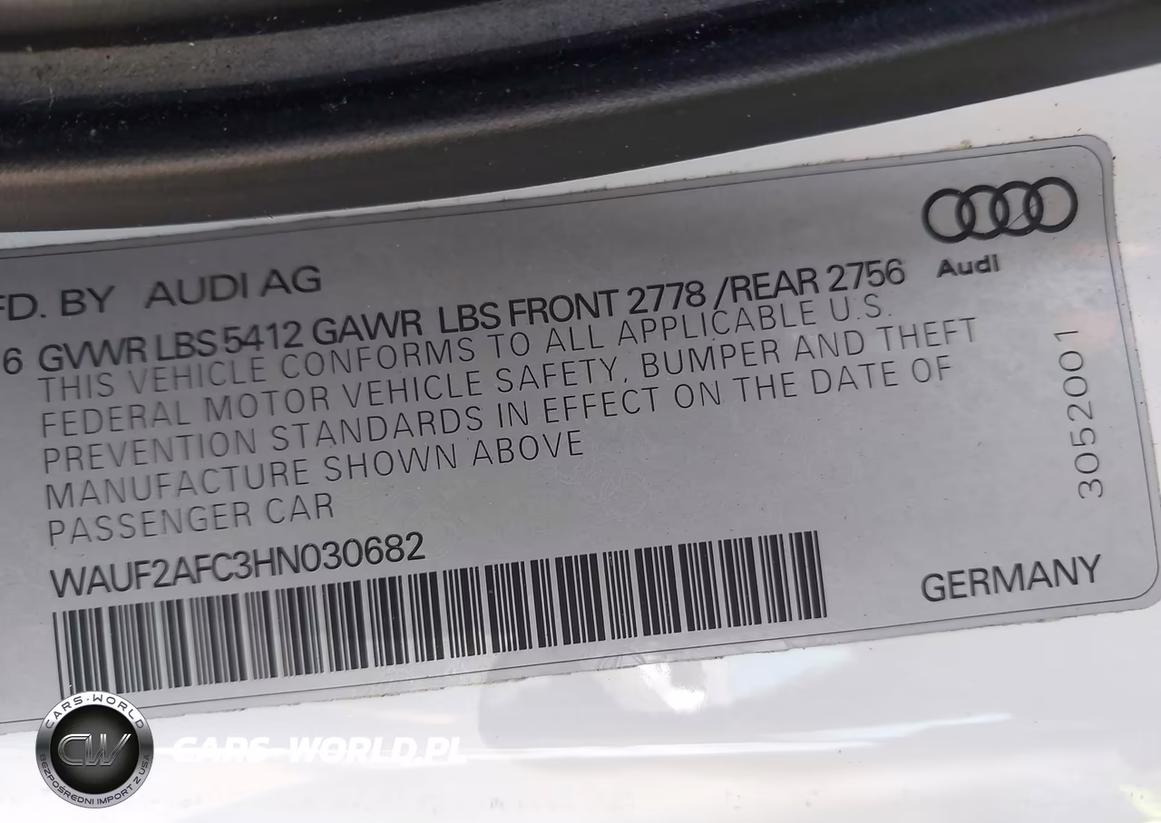 2017 Audi A6 3.0T Premium Plus VIN:WAUF2AFC3HN030682 - 9