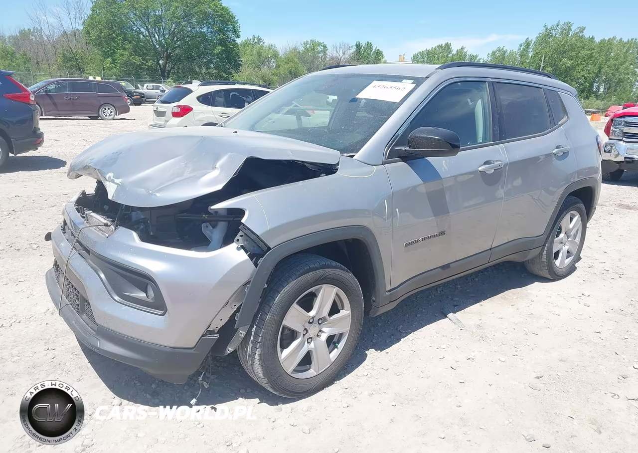 2022 Jeep Compass Latitude 4X4 VIN:3C4NJDBBXNT231491 - 2