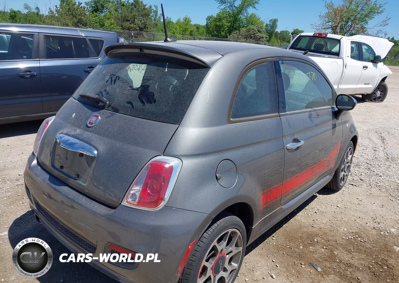 2013 Fiat 500 Sport VIN:3C3CFFBR9DT754392 - 4