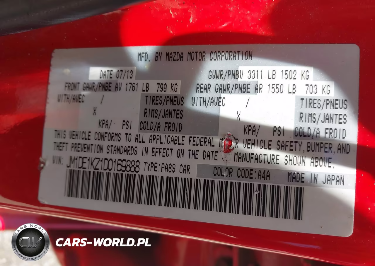 2013 Mazda Mazda2 Sport VIN:JM1DE1KZ1D0169888 - 9