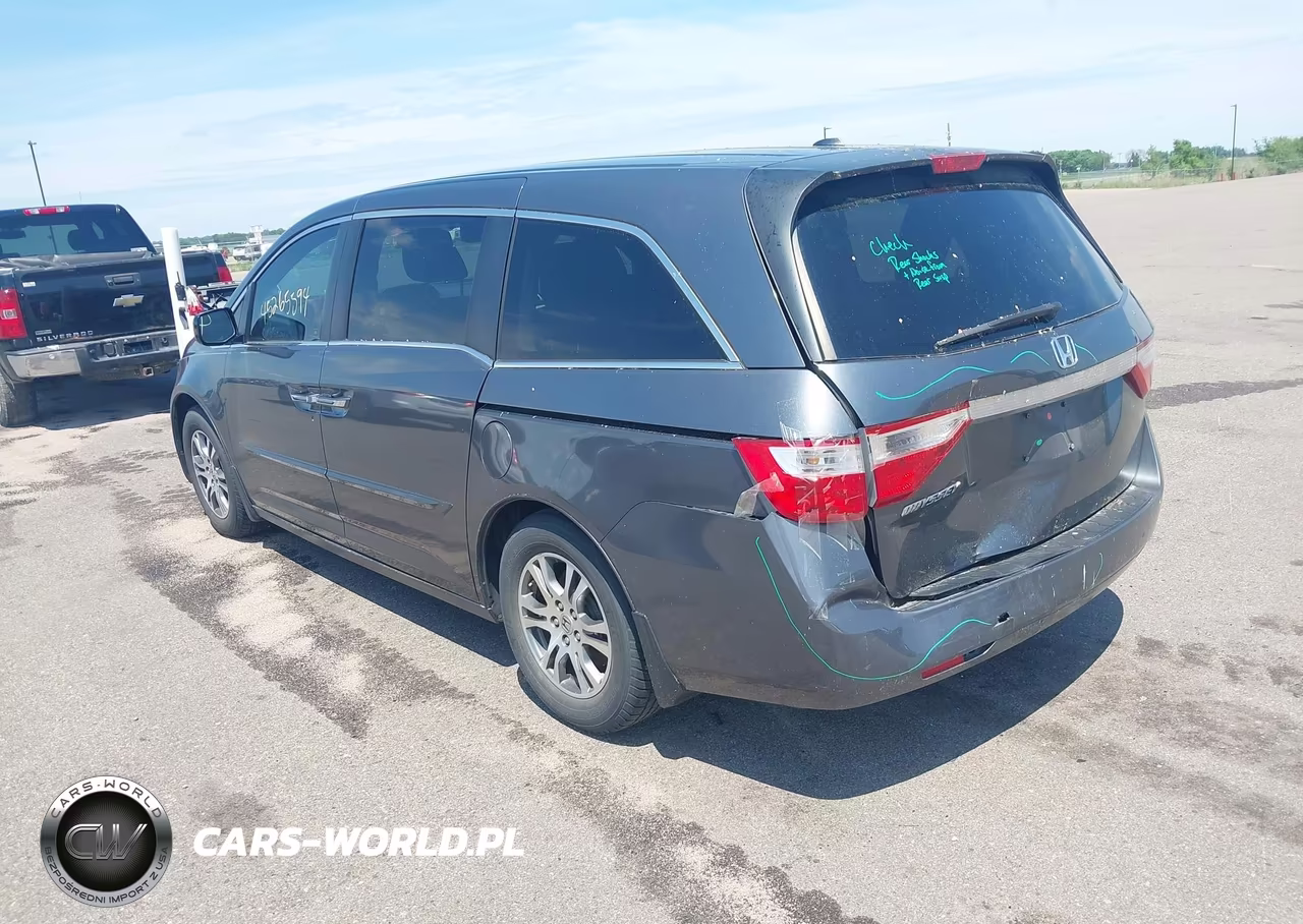 2013 Honda Odyssey Ex-L VIN:5FNRL5H66DB036710 - 3