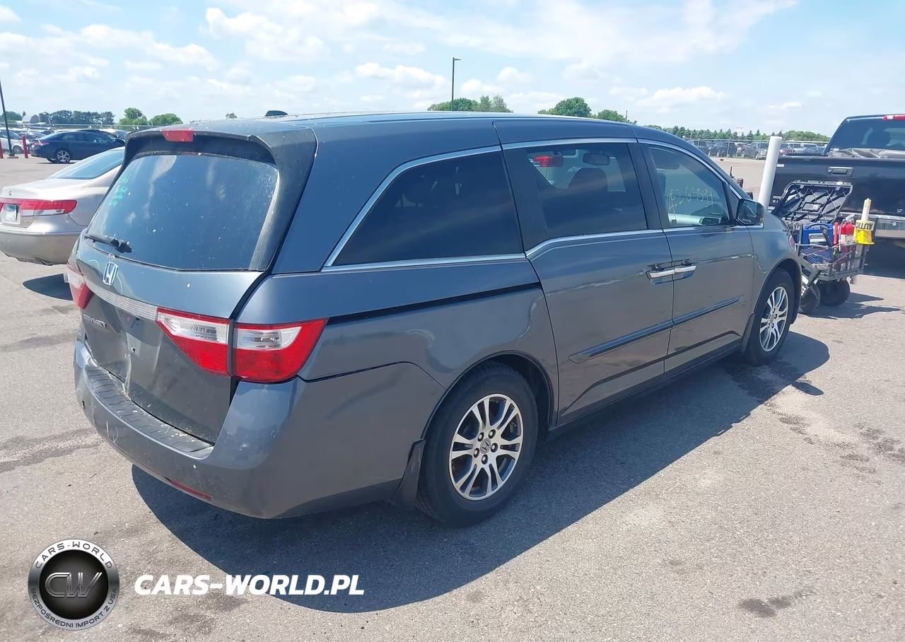 2013 Honda Odyssey Ex-L VIN:5FNRL5H66DB036710 - 4
