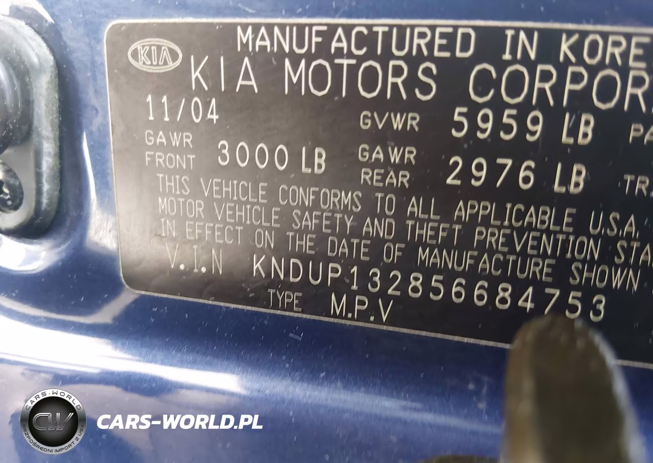 2005 Kia Sedona Ex-Lx VIN:KNDUP132856684753 - 9