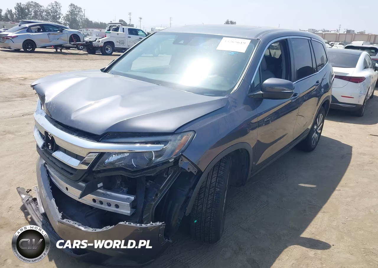 2021 Honda Pilot 2Wd Ex-L VIN:5FNYF5H58MB018879 - 2