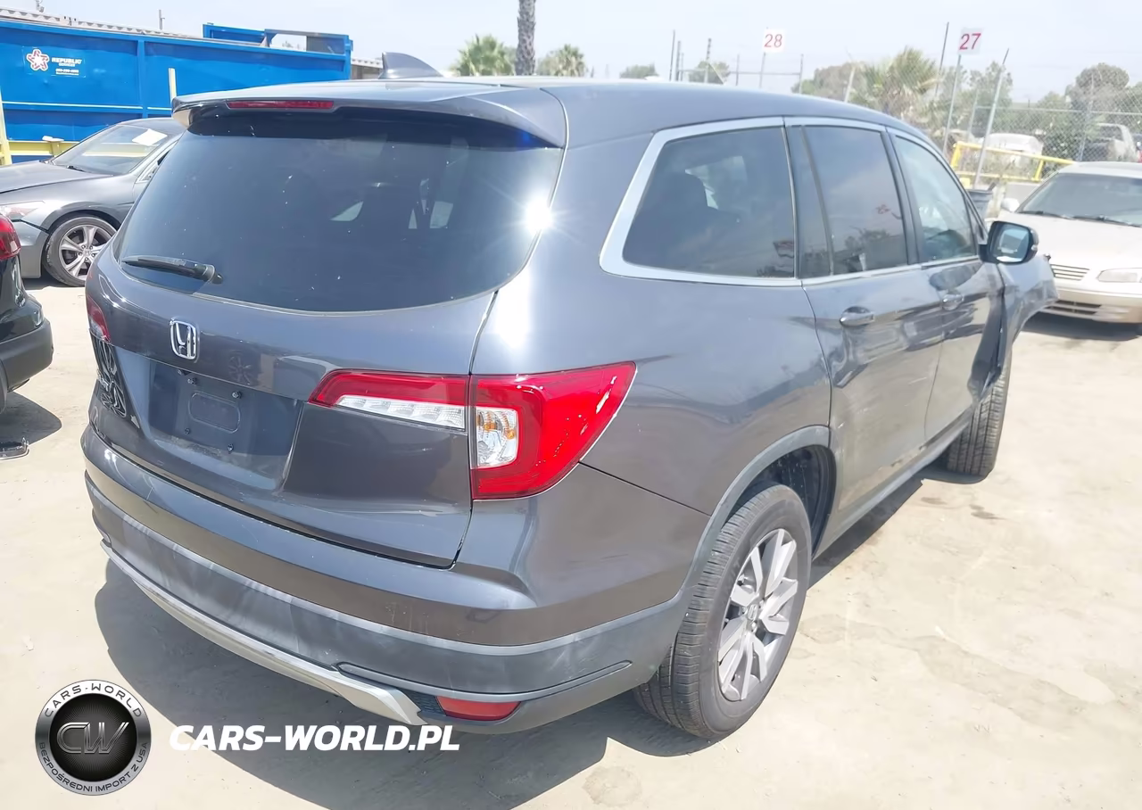 2021 Honda Pilot 2Wd Ex-L VIN:5FNYF5H58MB018879 - 4