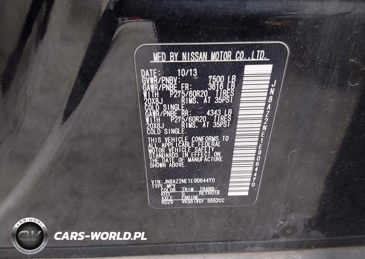 2014 Infiniti Qx80 VIN:JN8AZ2NE1E9064470 - 9