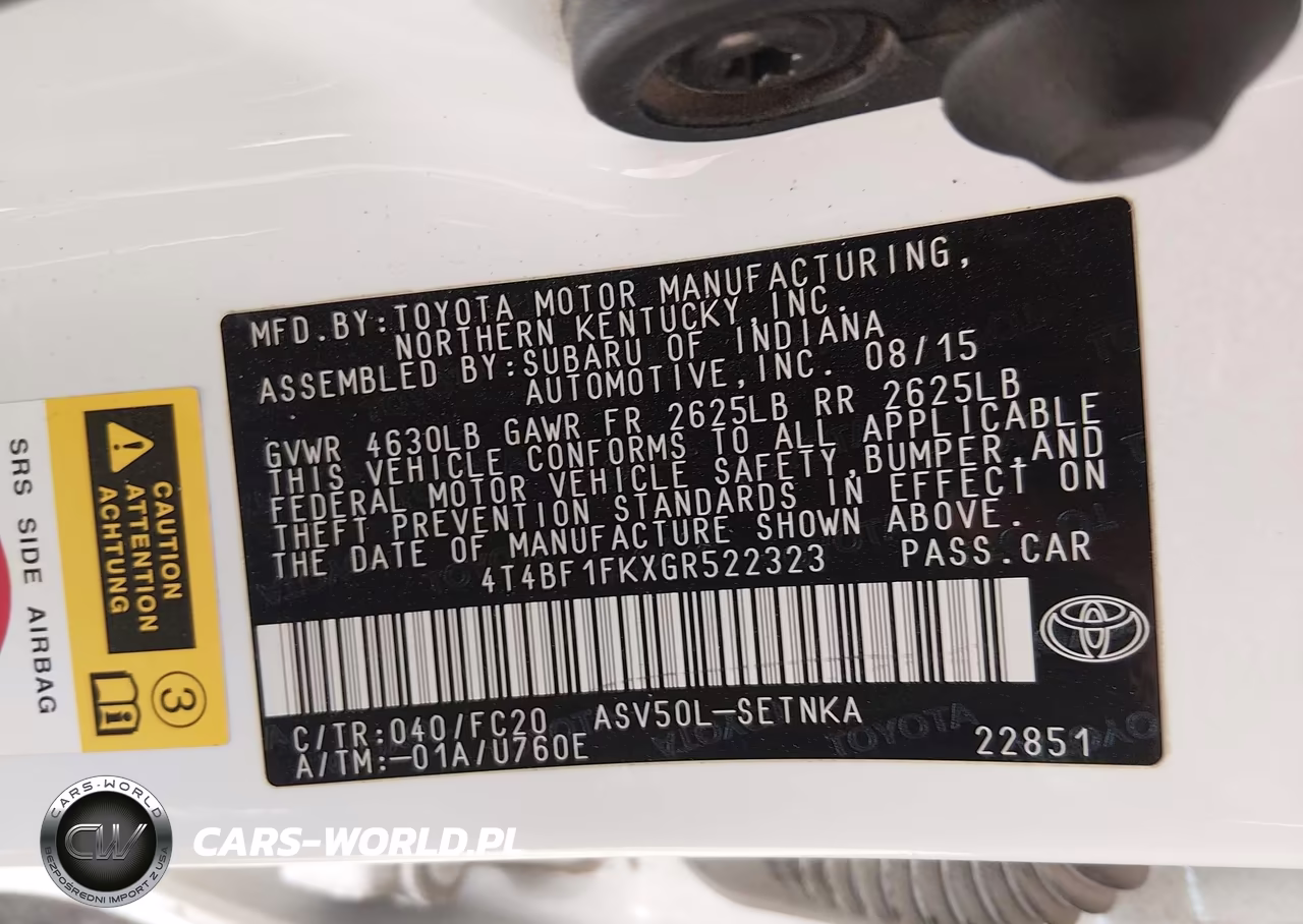2016 Toyota Camry Le VIN:4T4BF1FKXGR522323 - 9