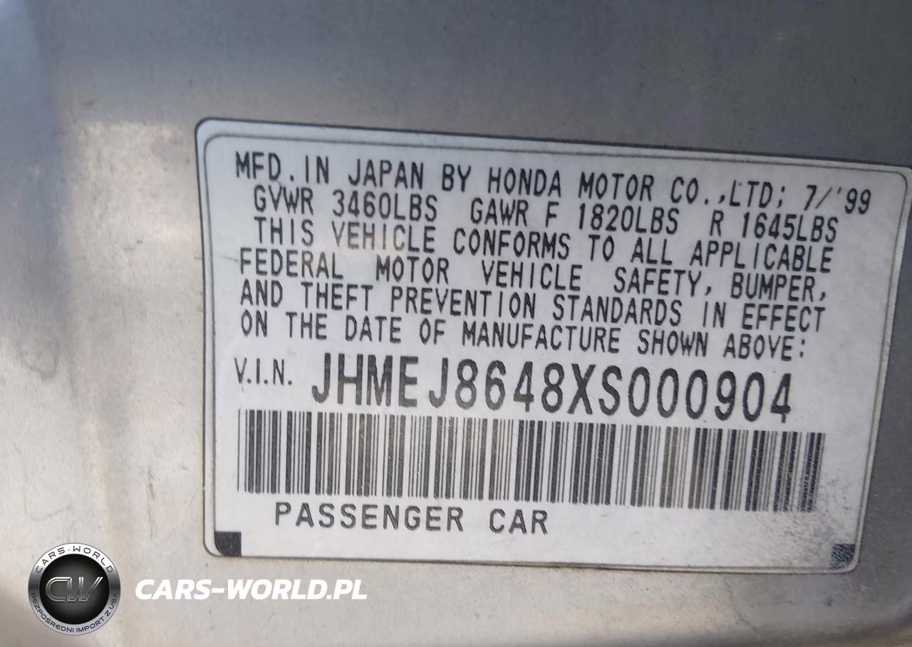 1999 Honda Civic Ex VIN:JHMEJ8648XS000904 - 9