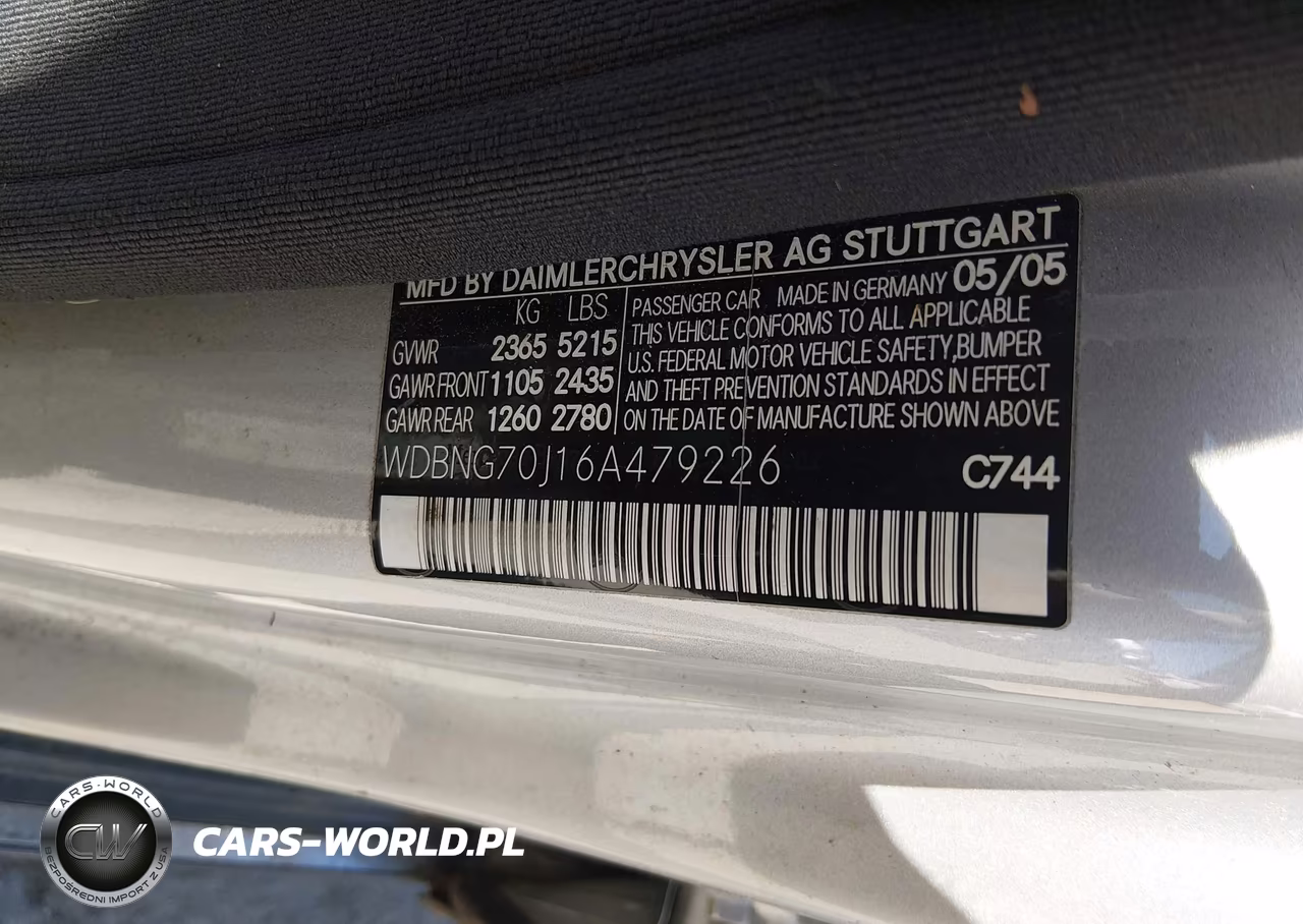 2006 Mercedes-Benz S 430 VIN:WDBNG70J16A479226 - 9