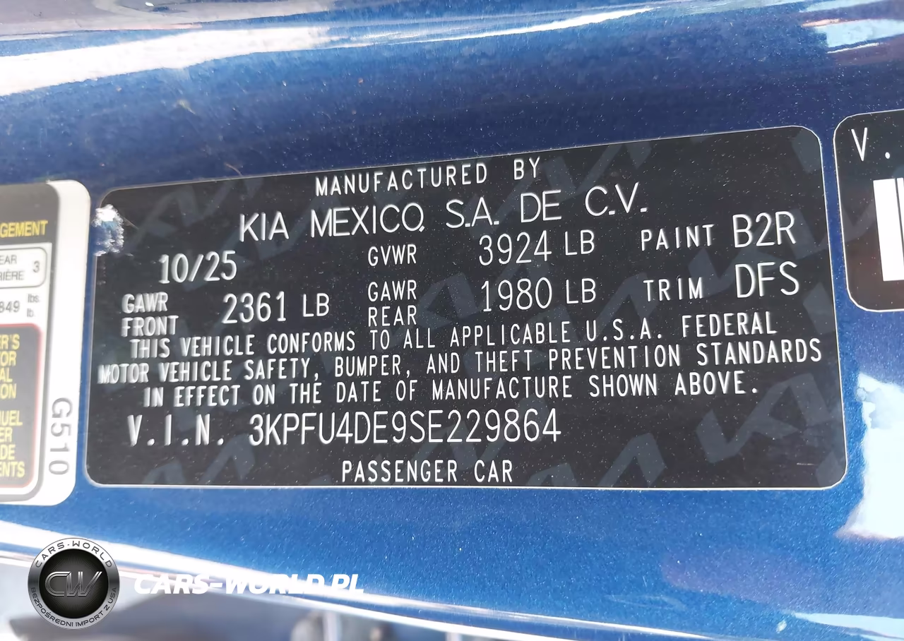 2025 Kia K4 Ex VIN:3KPFU4DE9SE229864 - 9