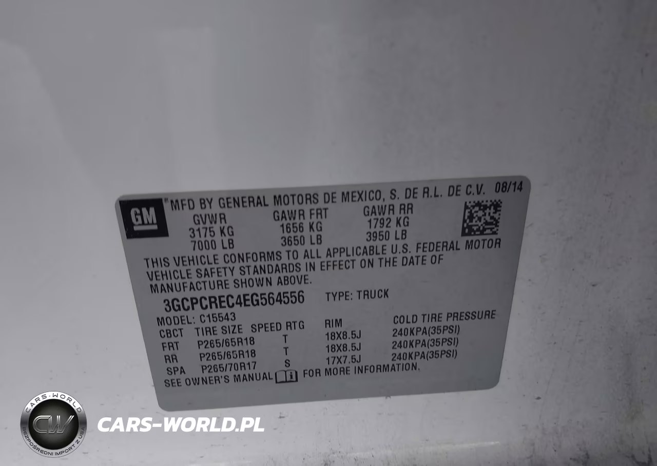 2014 Chevrolet Silverado 1500 1Lt VIN:3GCPCREC4EG564556 - 9