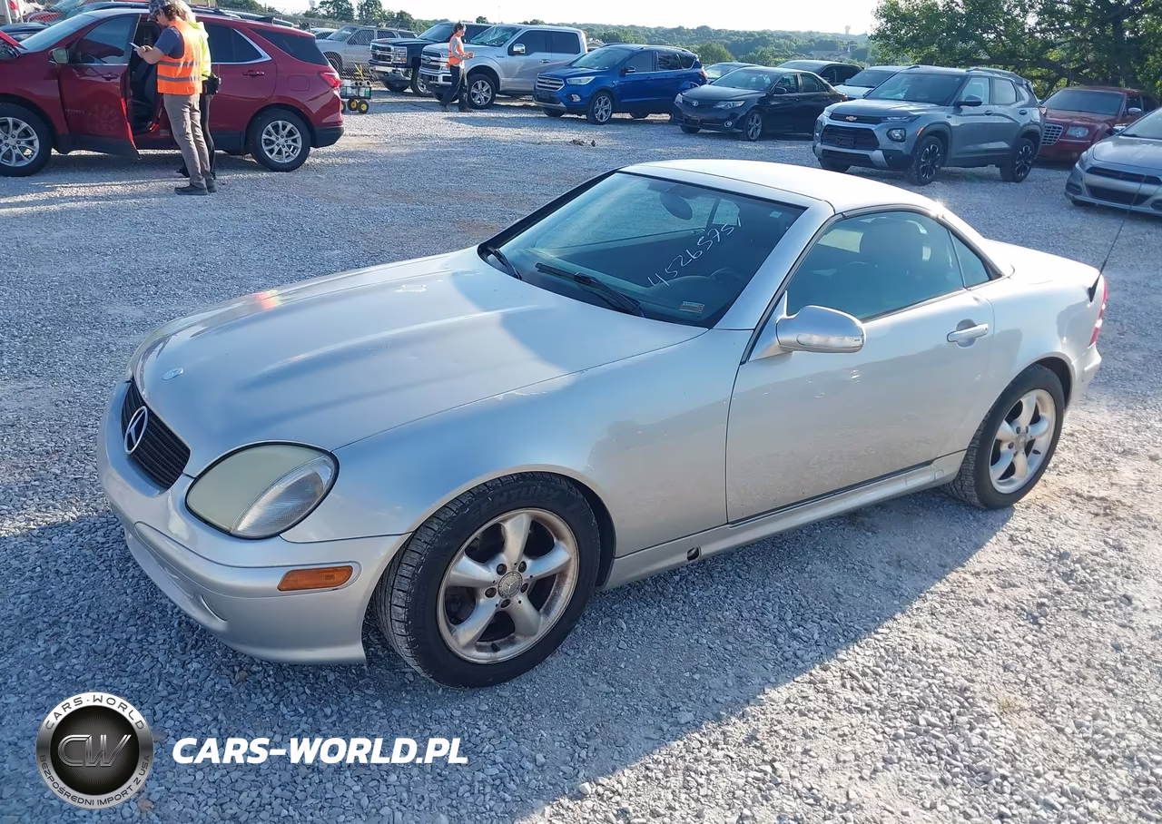 2001 Mercedes-Benz Slk 320 VIN:WDBKK65F61F224387 - 2