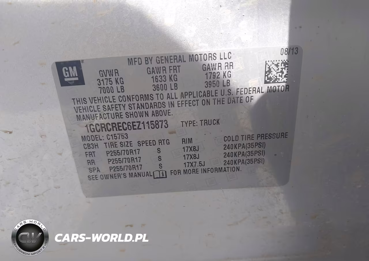 2014 Chevrolet Silverado 1500 1Lt VIN:1GCRCREC6EZ115873 - 9