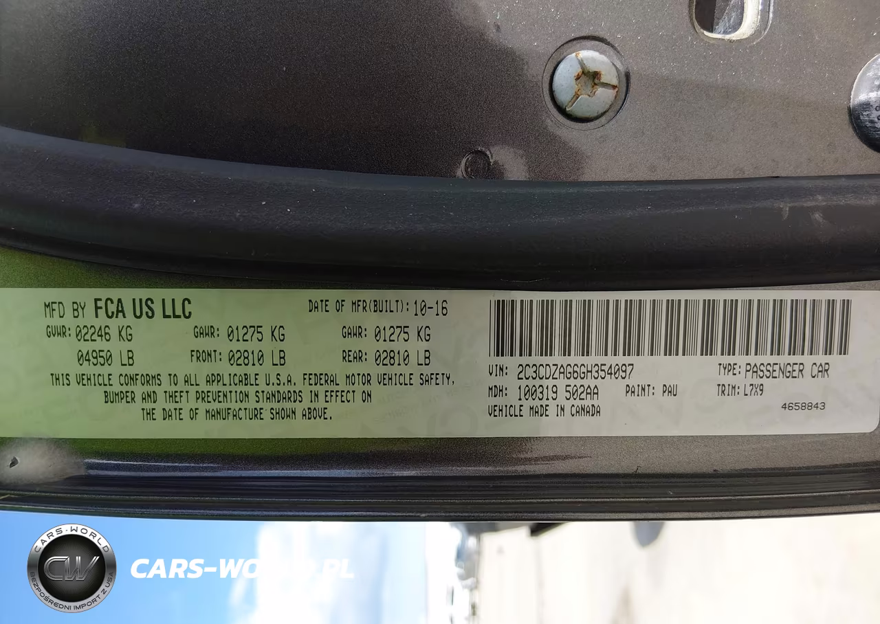 2016 Dodge Challenger Sxt VIN:2C3CDZAG6GH354097 - 9