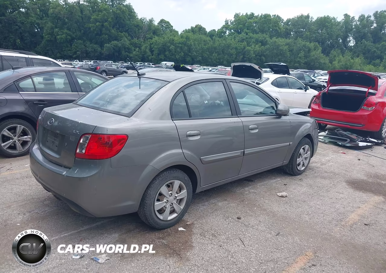 2011 Kia Rio Lx VIN:KNADH4A34B6868252 - 4