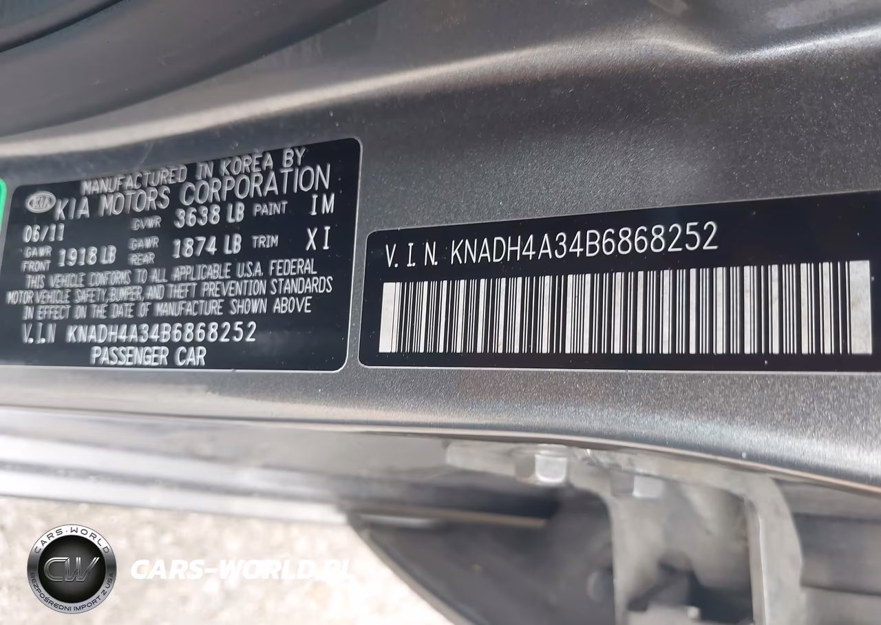 2011 Kia Rio Lx VIN:KNADH4A34B6868252 - 9