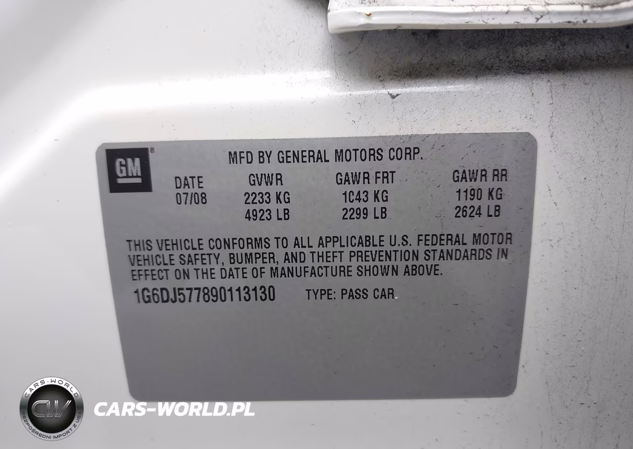 2009 Cadillac Cts Standard VIN:1G6DJ577890113130 - 9